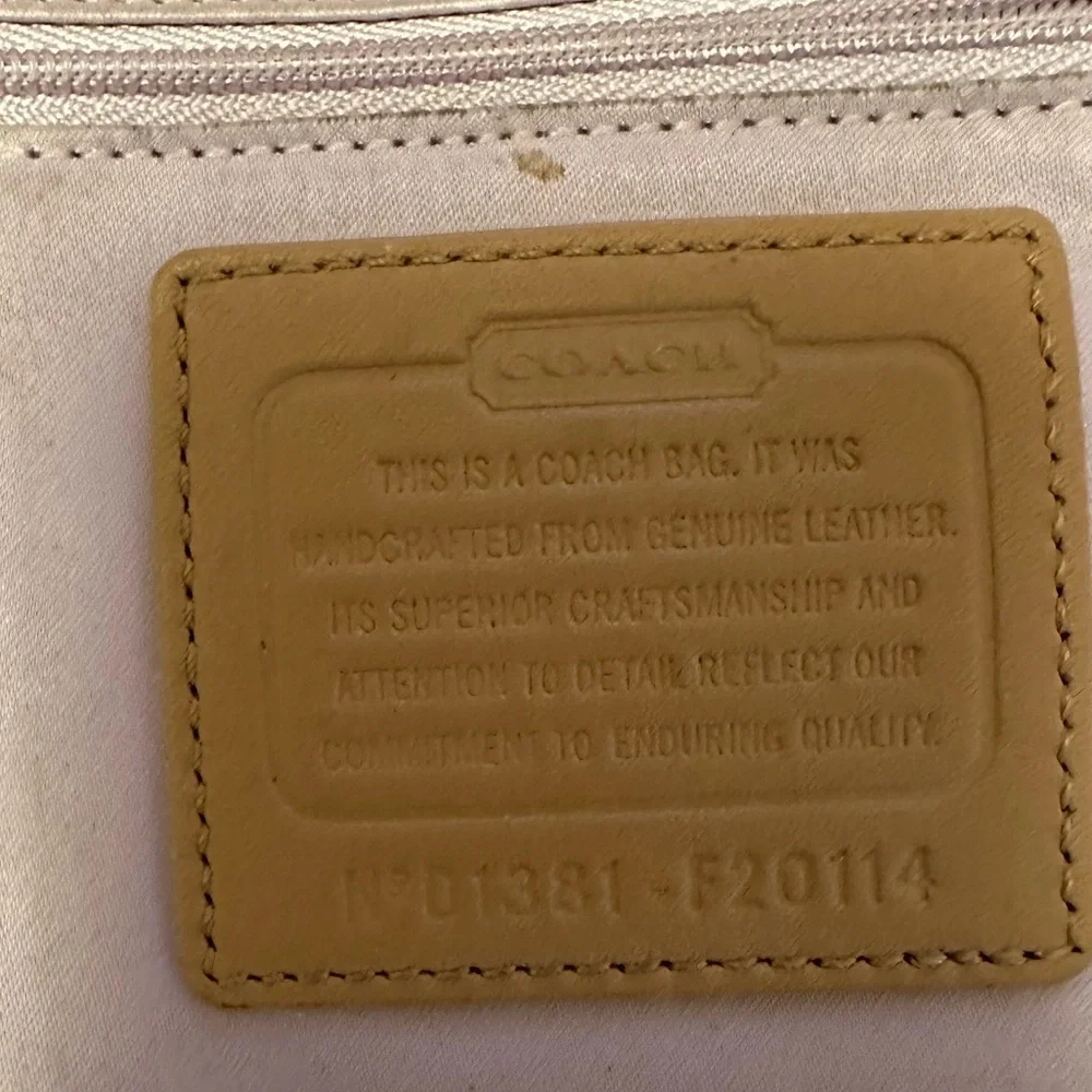 Coach Ashley Leather Hippie Bag
